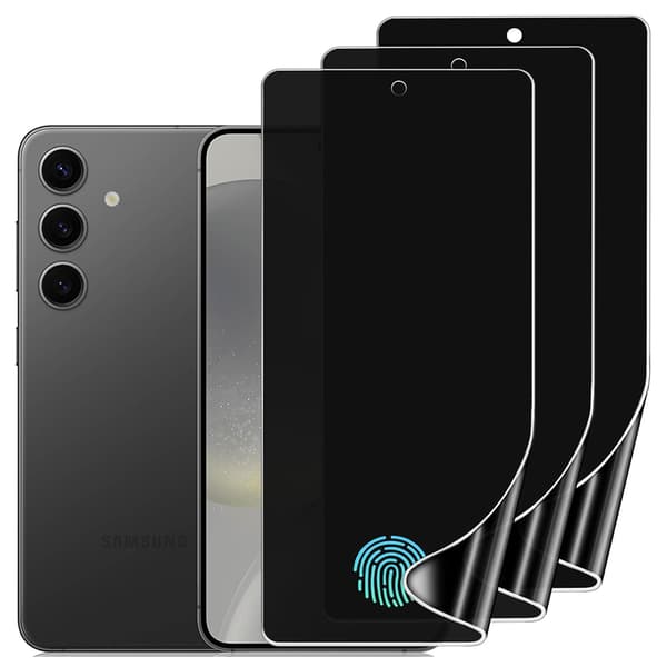 2-PACK Samsung Galaxy S24 Plus Integritetsskyddande Hydrogel Mjuk skärmskydd