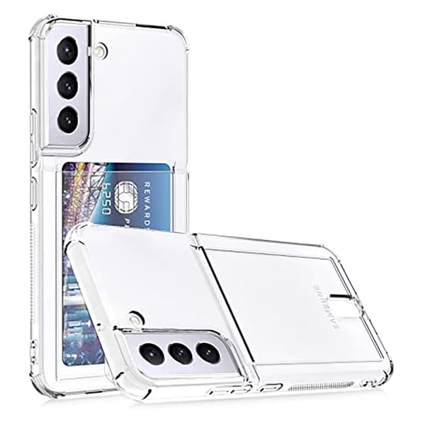 Samsung Galaxy A15 5G - Skyddande Silikonskal med Kortfack
