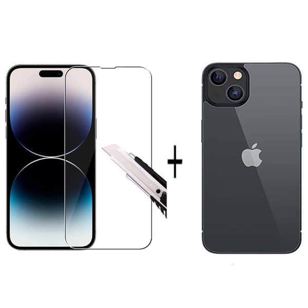 iPhone 15 Plus Fram- & Baksida Skärmskydd 0,3mm