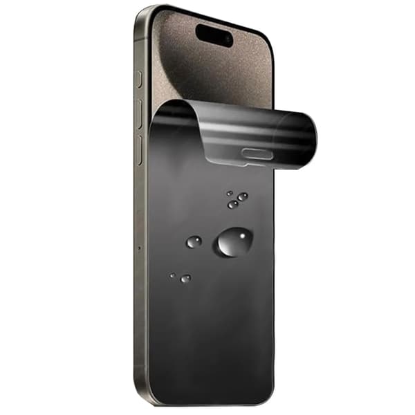 Hydrogel Skärmskydd med Sekretesskydd till iPhone 15 Pro