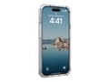 Miniatyrbild 3 av 5: UAG Rugged Case for Apple iPhone 15 Pro [6.1-in] - Plyo Magsafe Ice/Silver - Baksidesskydd för mobiltelefon - MagSafe-kompatibilitet - termoplastisk