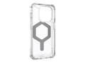 Miniatyrbild 4 av 5: UAG Rugged Case for Apple iPhone 15 Pro [6.1-in] - Plyo Magsafe Ice/Silver - Baksidesskydd för mobiltelefon - MagSafe-kompatibilitet - termoplastisk