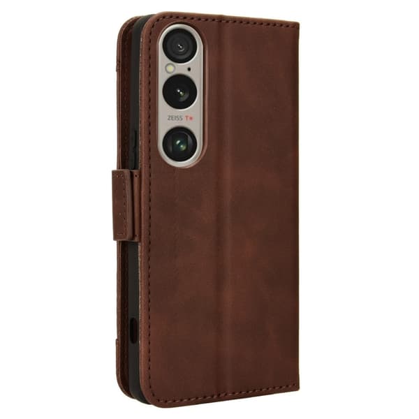 Plånboksfodral till Xperia 1 Vi - Brun