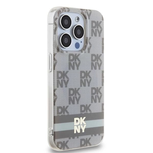 DKNY iPhone 14 Pro Max Mobilskal Magsafe IML Checkered Mono