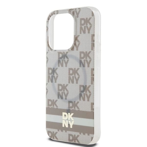 DKNY iPhone 14 Pro Max Mobilskal Magsafe IML Checkered Mono