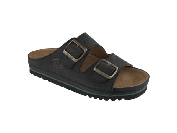 Scholl Air Bag - unisex-sandaler, sort, størrelse 45