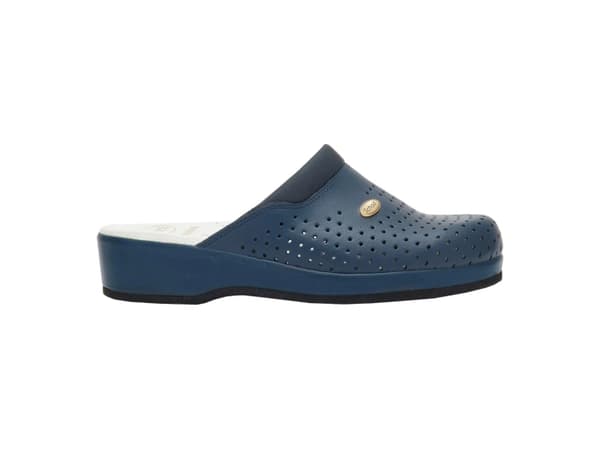Scholl Clog Backguard - unisex træsko marineblå, størrelse 44