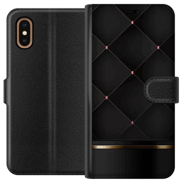 Lommeboketui til Apple iPhone XS Max med Luksuslinje motiv