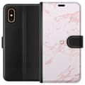 Miniatyrbillede 1 af 4: Tegnebogsetui til Apple iPhone XS Max med Rosa Hjerte motiv
