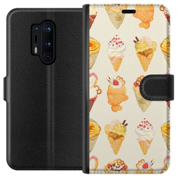 Tegnebogsetui til OnePlus 8 Pro med Glasagtigt motiv