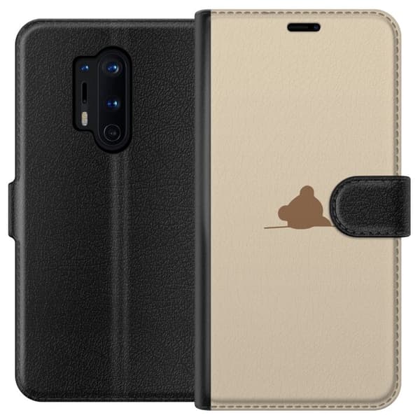 Lompakkokotelo OnePlus 8 Pro-laitteelle, jossa on Nalle kuvio