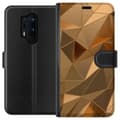 Pikkukuva 1 / 4: Lompakkokotelo OnePlus 8 Pro-laitteelle, jossa on 3D Kulta kuvio