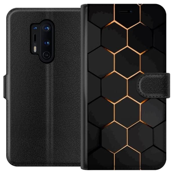 Tegnebogsetui til OnePlus 8 Pro med Luksuriøst Mønster motiv