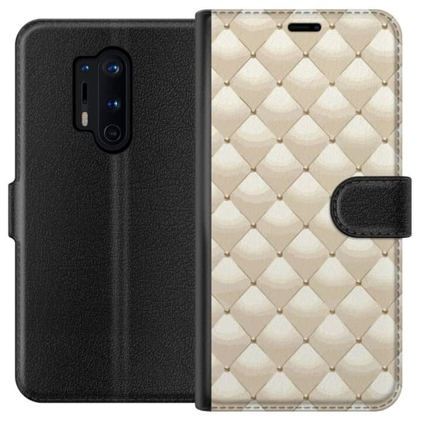 Plånboksfodral till OnePlus 8 Pro med Guldglans motiv