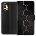 Miniatyrbillede 1 af 4: Tegnebogsetui til Samsung Galaxy A13 med Luksuriøst Mønster motiv