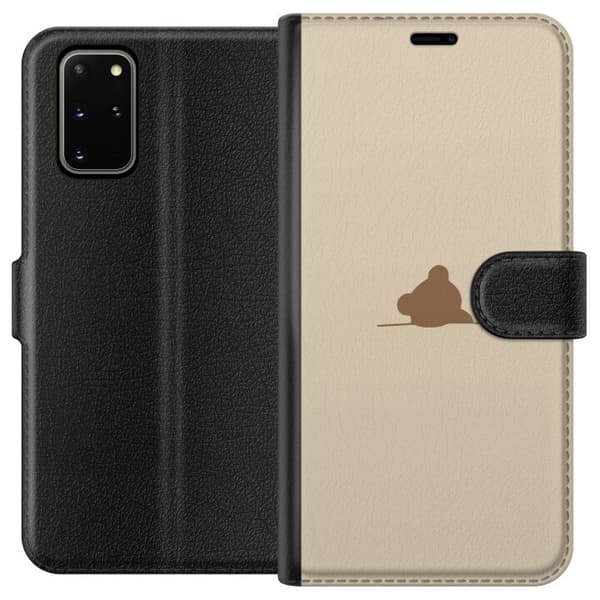 Lompakkokotelo Samsung Galaxy S20+-laitteelle, jossa on Nalle kuvio