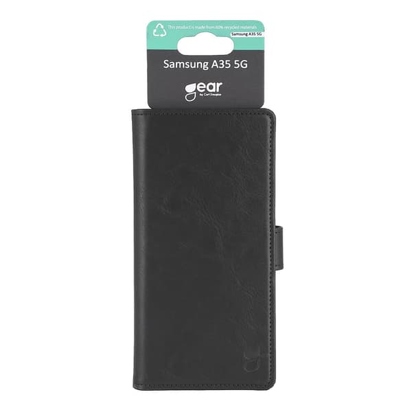 Gear Mobilfodral 3 Kortfack Svart - Samsung A35 5G