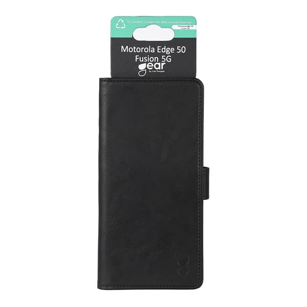 Gear Mobilfodral 3 Kortfack Svart - Motorola Edge 50 Fusion 5G