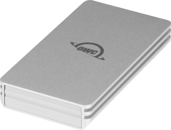 OWC Envoy Aura Pro IV - SSD - 1 TB - ekstern (bærbar) - M.2 2242 - USB 3.2 Gen 2 (USB-C kontakt) - sølv