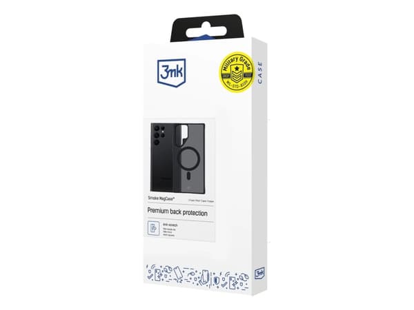 3MK Smoke MagCase, Omslag, Samsung, Galaxy S22 Ultra 5G, 17,4 cm (6.84"), Grå