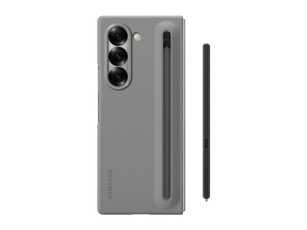 Samsung EF-OF95P - Flip-suojus matkapuhelimelle - ohut, S-kynä - harmaa - Galaxy Z Fold6:lle
