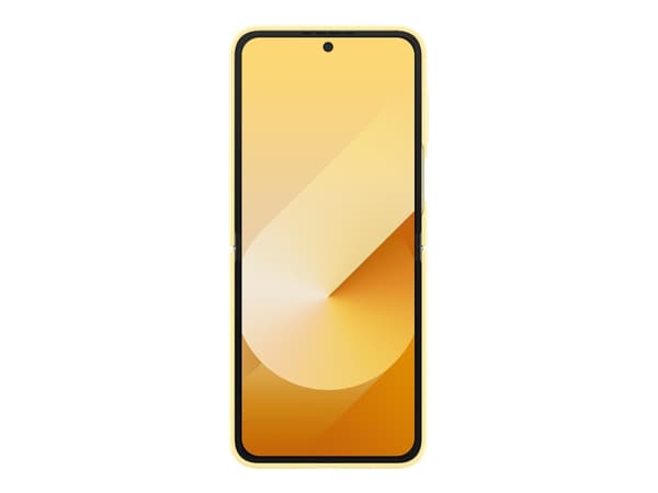 Samsung EF-PF741 - Matkapuhelimen takakuori - renkaalla - silikonia - keltainen - Galaxy Z Fold6 -puhelimiin