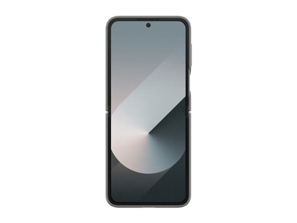 Samsung EF-PF741 - Baksidedeksel for mobiltelefon - med ring - silikon - grå - for Galaxy Z Flip6