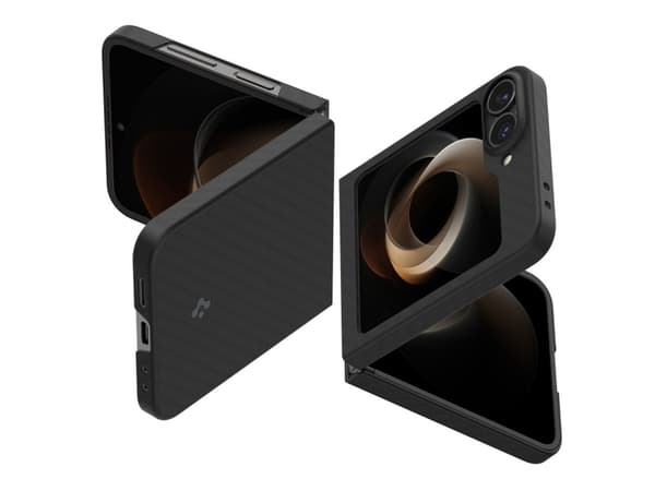Spigen Air Skin Aramid, Omslag, Samsung, Galaxy Z Flip 6, 17 cm (6.7"), Svart