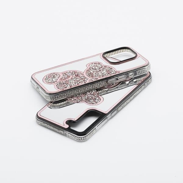 Galaxy S21 FE Mobilskal Teddy Bear - Rosa