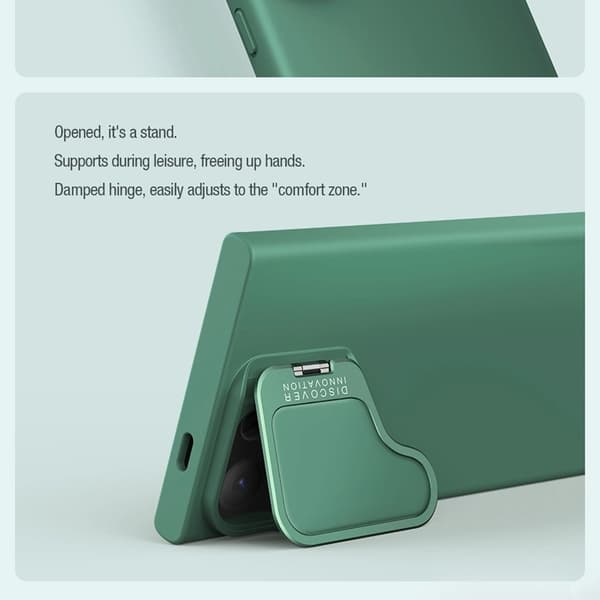 Nillkin Galaxy S24 Ultra Mobilskal CamShield Silky Prop Silikon - Svart