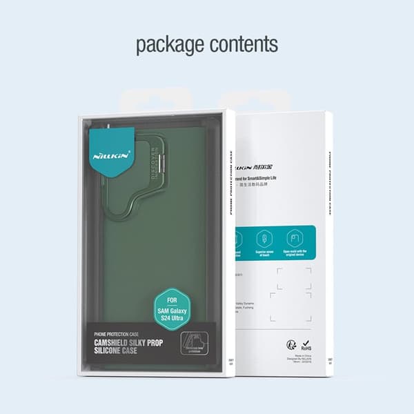 Nillkin Galaxy S24 Ultra Mobilskal CamShield Silky Prop Silikon - Svart