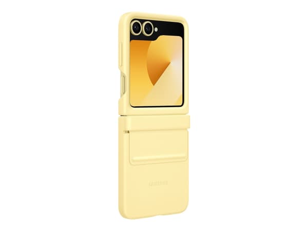 Samsung EF-VF741 - Matkapuhelimen takakuori - vegaaninahka - keltainen - Galaxy Z Fold6 -puhelimelle