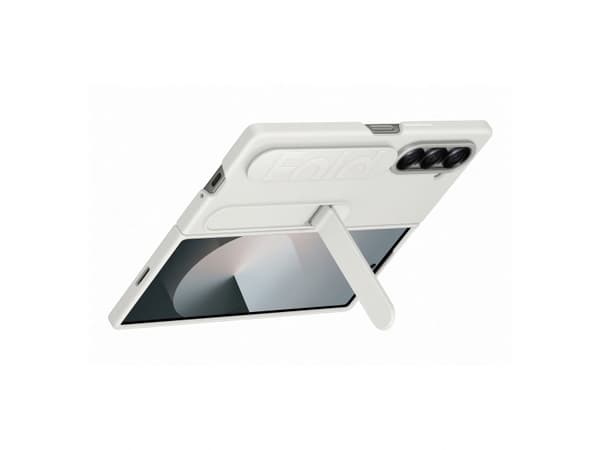 Samsung Silicone Case White, Cover, Samsung, Galaxy Z Fold6, 19.3 cm (7.6"), White
