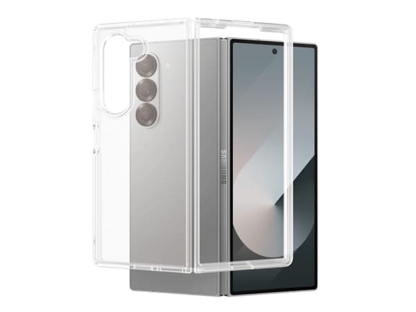 PanzerGlass HardCase - Takakuori matkapuhelimelle - termoplastinen polyuretaani (TPU), polykarbonaatti - läpinäkyvä - Samsung Galaxy Z Fold6:lle