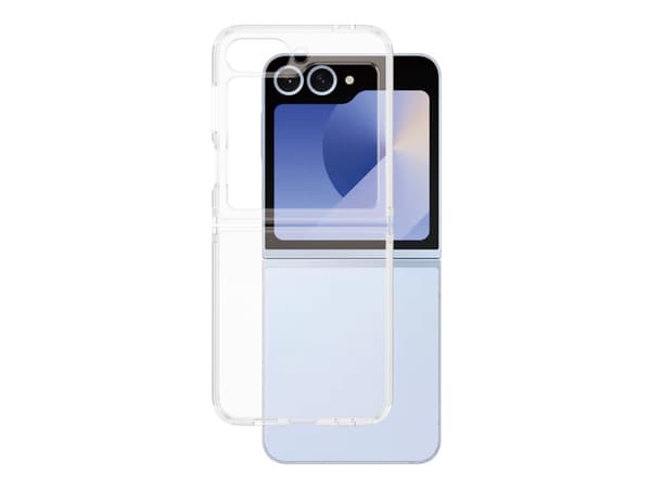 PanzerGlass HardCase - Matkapuhelimen takakuori - polykarbonaatti, termoplastinen polyuretaani (TPU) - läpinäkyvä - Samsung Galaxy Z Flip6:lle