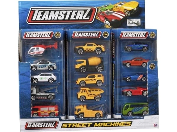 HTI Auto wyścigowe Street Machines 5-pak TEAMSTERZ 1416212 p12 mix cena za 1 szt