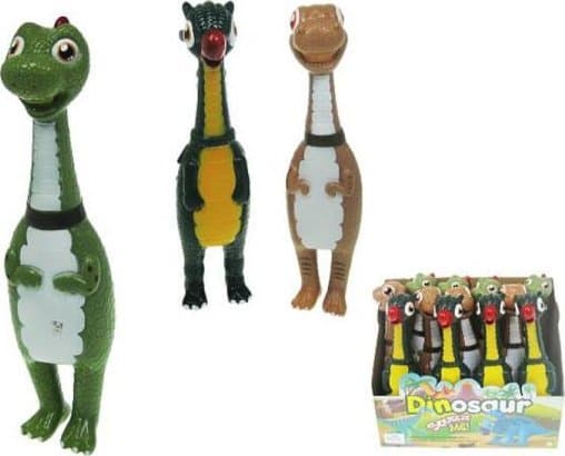 Hipo Dinosaurie 32cm klämbar, ljud 3 typer 4237/38/39 p12, mixpris per 1 st