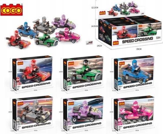 Bigtoys bilklossar BKLO9369 MIX pris per 1 st