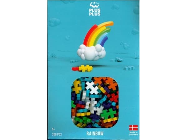 Plus Plus Rainbow-klossar i förpackning - 300 st 3977