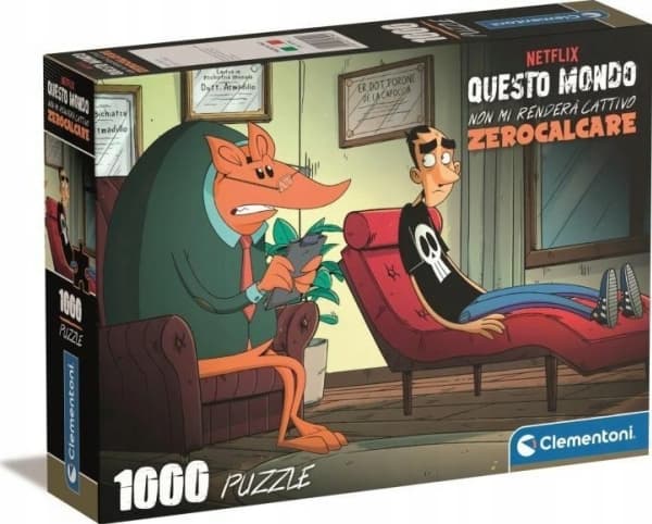 Clementoni Pussel Questo Mondo Zerocalcare 1000 bitar (39794)