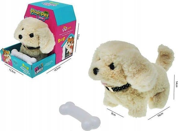 Hipo Piesek na baterie Electronic Mini Plush Pet Series