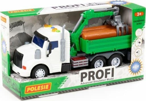 Polesie 96142 "Profi", tröghetskörningsstol, med ljus och ljud, grön i kartong