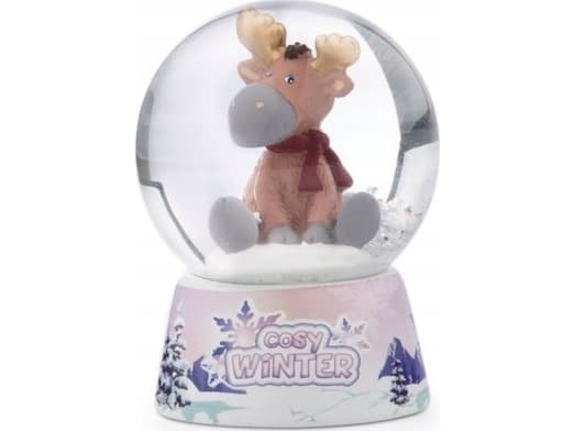 NICI NICI 49352 Brokatowa kula Cosy Winter Łoś Thure 6,5cm