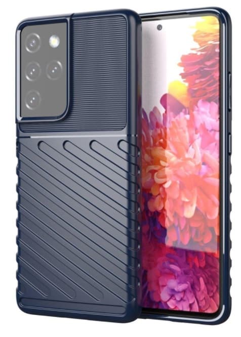 Samsung Galaxy S22 Ultra Skal Rugged Armour Mörkblå
