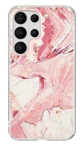 Samsung Galaxy S22 ULTRA Skal Marmor Rosa