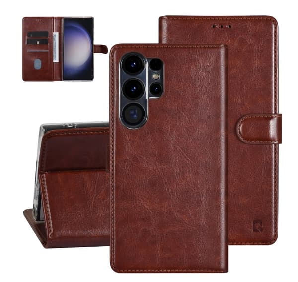 UNIQ Fodral Samsung Galaxy S23 ULTRA Mocha Mousse Brun