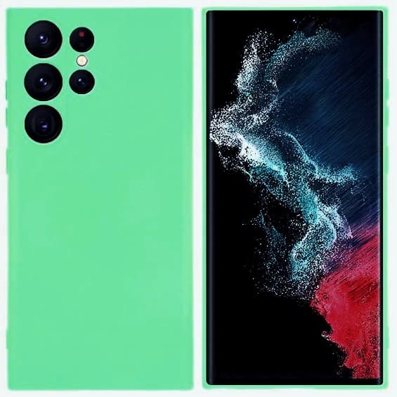 Skal-man Silikon Skal Samsung Galaxy A14 5G Mintgrön