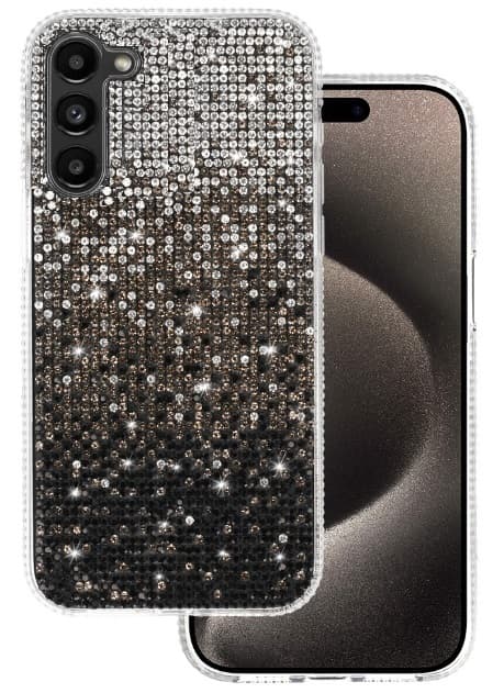 Diamond Glitter Skal Samsung Galaxy S23 Svart