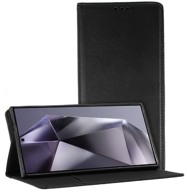 Smart Magneto Fodral Samsung Galaxy S24 Svart