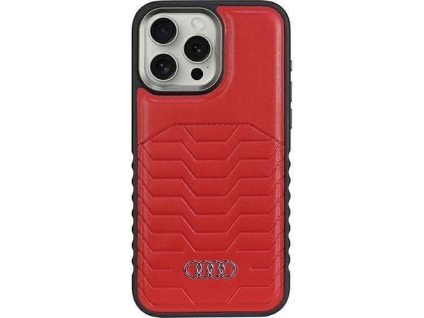 Audi Audi Synthetic Leather MagSafe iPhone 14 Pro Max 6.7" czerwony/red hardcase AU-TPUPCMIP14PM-GT/D3-RD